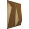 Ekena Millwork 11 7/8in. W x 11 7/8in. H Locke EnduraWall Decorative 3D Wall Panel Covers 0.98 Sq. Ft. WP12X12LOCGH - alternate 4